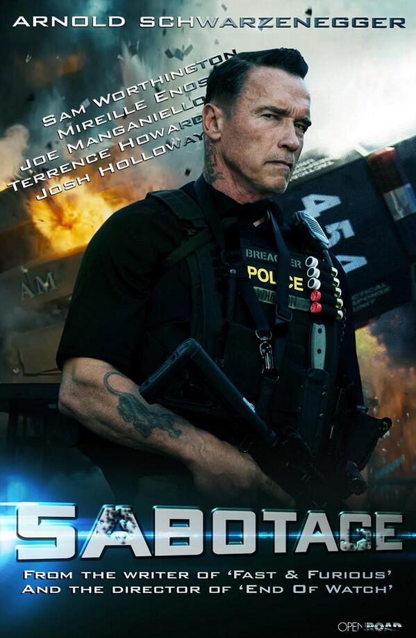 AgentThriller's tweet photo. Upcoming action thriller "Sabotage" expected Apr 11 http://t.co/btnOEoqZnR … #actionmovies #thrillermovies http://t.co/PeIQ0rGK94