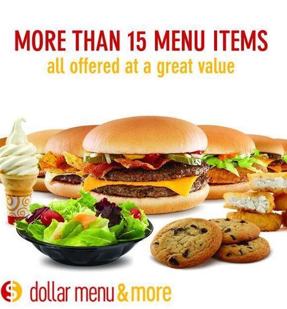 McDonalds's tweet image. Need a reason to get together with your friends more often this year? We’ll give you 15 on the #DollarMenu &amp;amp; More.