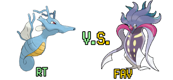 PokemonRToFAV's tweet photo. RT - Kingdra / V.S / FAV - Malamar http://t.co/4vlZUY6uXF