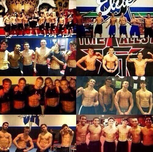 stuntswag's tweet photo. Male cheerleaders > http://t.co/kcgxADfpuA