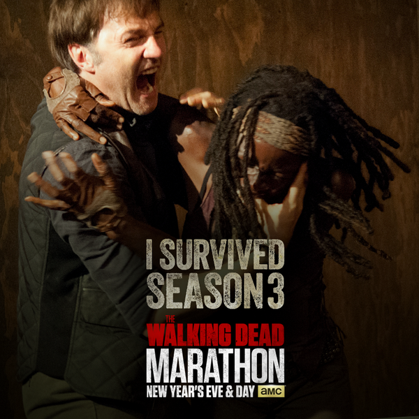 AMCthewalking's tweet photo. S3's seen a lot of turmoil. Congrats to you for surviving S3 of #TheWalkingDead! RT to tell your friends! http://t.co/MhdRgEnuLN