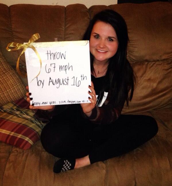 sarah_morgan30's tweet image. New Year's Resolution! 4 more mph to go! Never be satisfied. #pitcherstrong #hardworkpaysoff 💙❤️💙❤️