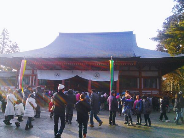 fmt028's tweet photo. 平泉にも初詣に参りました◯ http://t.co/2DfqHPpQxh