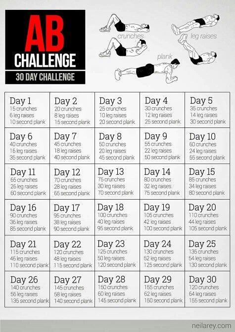 30 day workout challenge abs