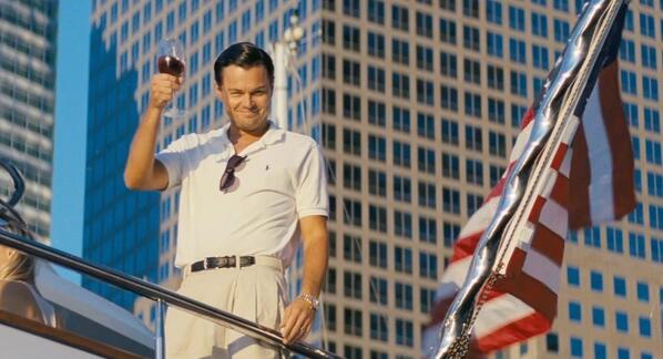 NumberOneNation's tweet image. The American Dream @LeoDiCaprio #wolfofwallstreet
