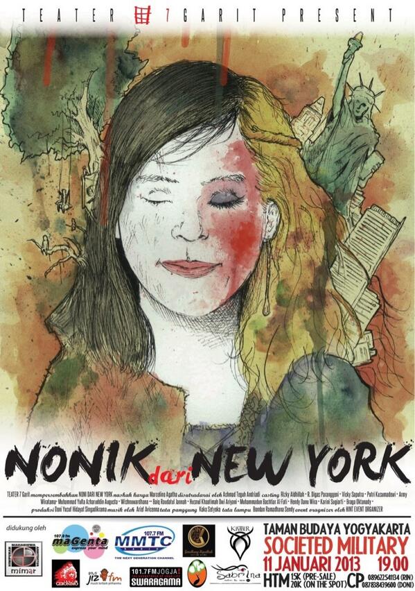 #MyEvent Nonik Dari New York <a href="/7garitTeater/">Teater 7garit</a> | 11 Januari 2013, 19:00 WIB | di Gdg. Societed, TBY |  |
