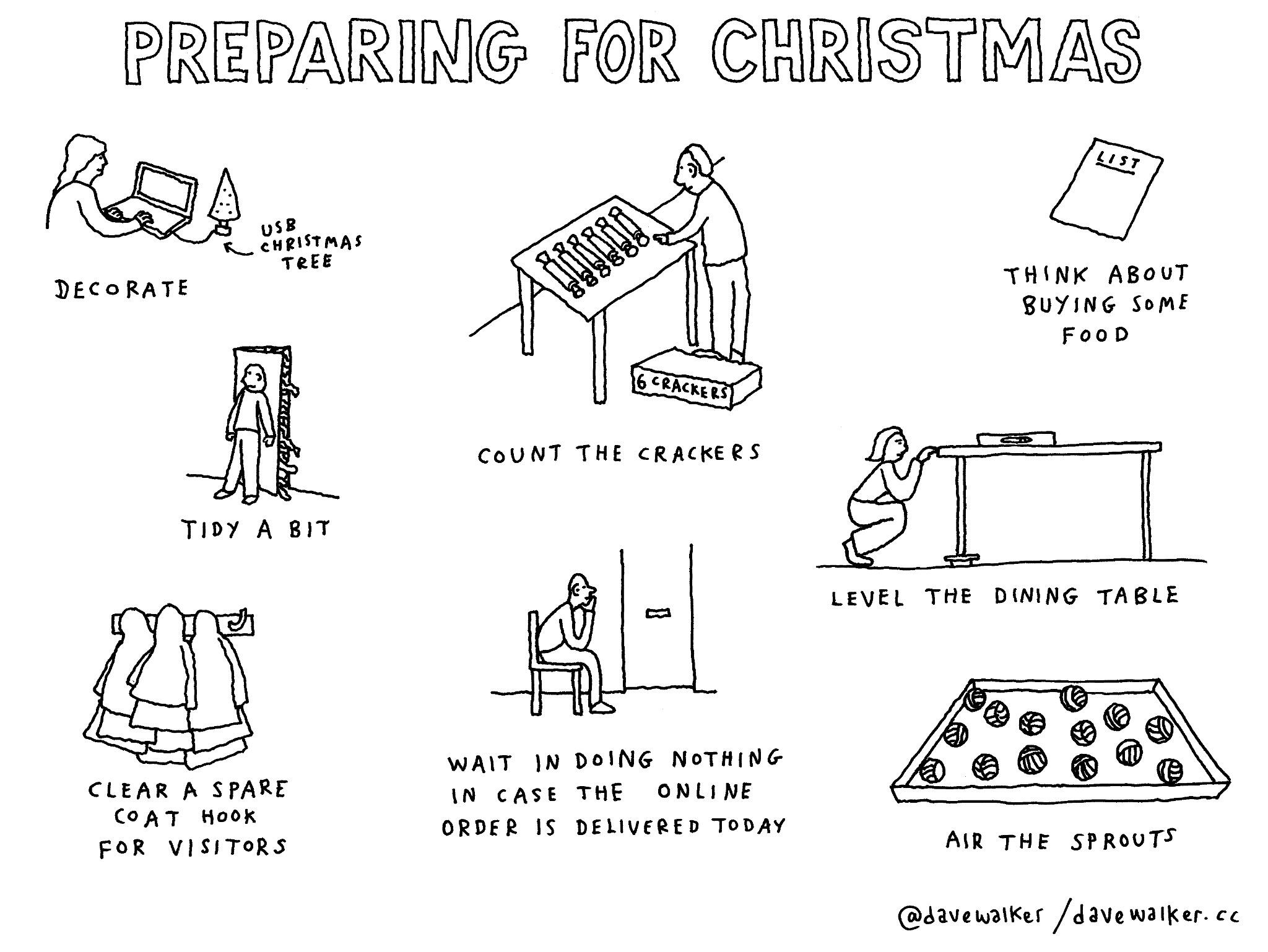 Dave Walker on X: "Advent calendar, day 21. Preparing for Christmas  http://t.co/iejxBBNcGY #adventcartoons http://t.co/9uHcWwdTVg" / X