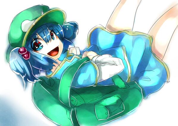 河城にとり 「にと～り#深夜の真剣お絵描き60分一本勝負 」|はしろのイラスト