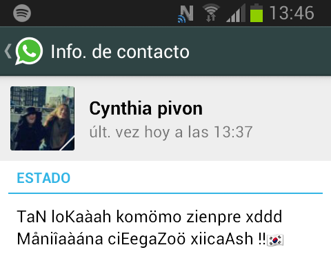 Andreamgs1's tweet photo. @cynthiacabanas lo parte hoy. http://t.co/TPzgB3QIvN
