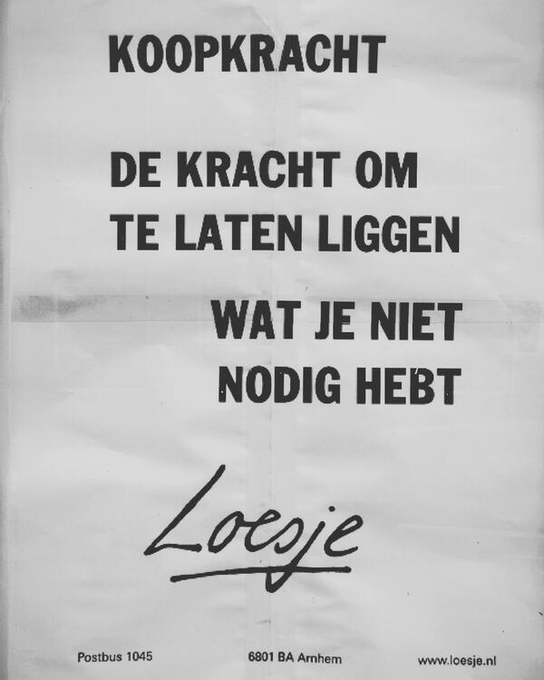 Mooi dit. De kerstinkopen van <a href="/LoesjeNL/">Loesje v/d Posters</a> :)