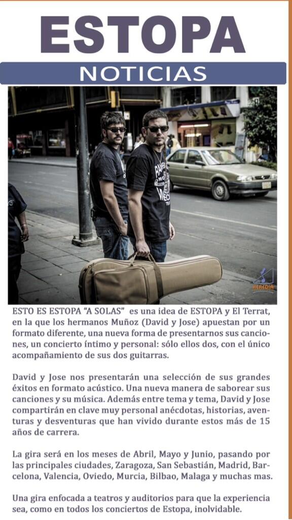 Estopa (@estopaoficial) on Twitter photo 