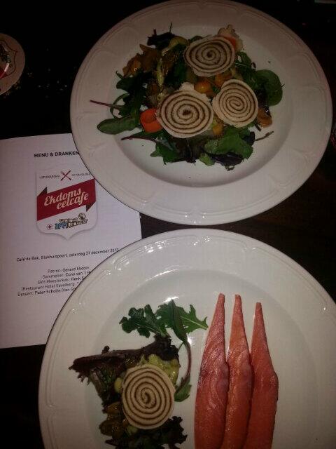 Heerlijk voorgeechtje bij <a href="/gerardekdom/">Gerard Ekdom</a> in Ekdoms Eetcafe