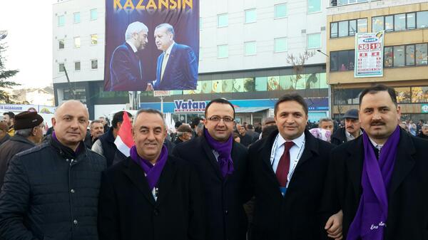 Başbakanımız'ı büyük coşku ile karsiladik