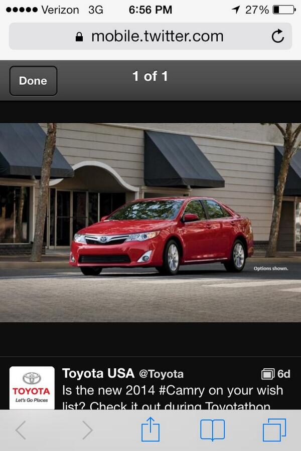 ToyotaTalk's tweet photo. How can you go wrong with zero percent financing and 500.00 rebate? http://t.co/aKtibSczWs