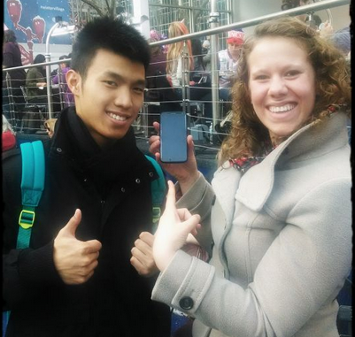 MotoTweetFleet's tweet photo. So fun meeting Aenna today! #MeetMoto http://t.co/4KDWGbctu5