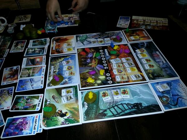 Pumpkin202's tweet photo. Playing Cargo Noir in Edinburgh with friends. http://t.co/36wGvTL5yR
