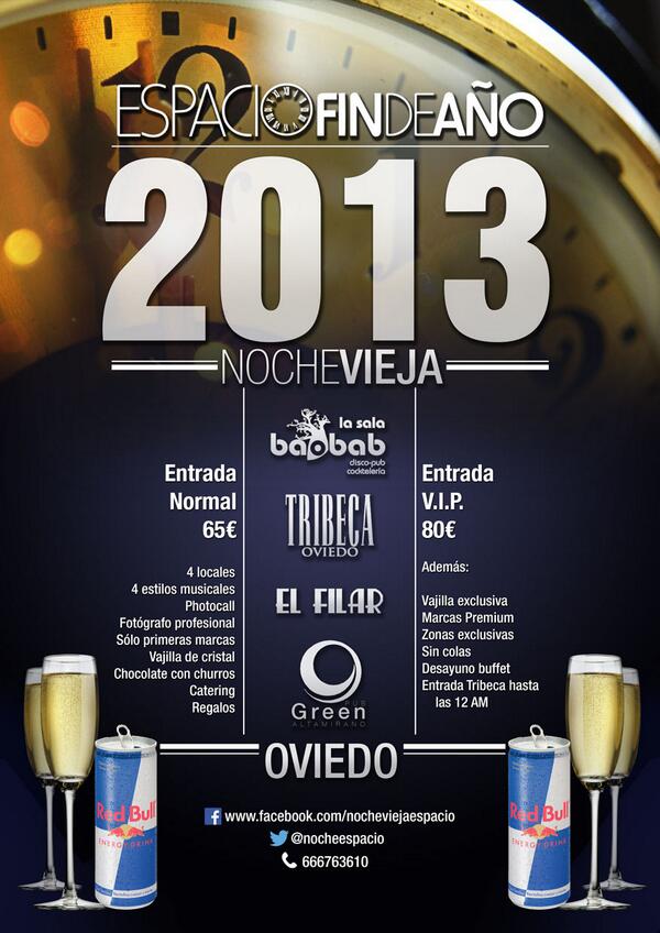 nocheespacio's tweet photo. @Oviedochic LA MAYOR FIESTA DE NOCHEVIEJA DE TODO OVIEDO...ÚNETE AL MOVIMIENTO ESPACIO FIN DE AÑO!! http://t.co/KlEAfkaWNY