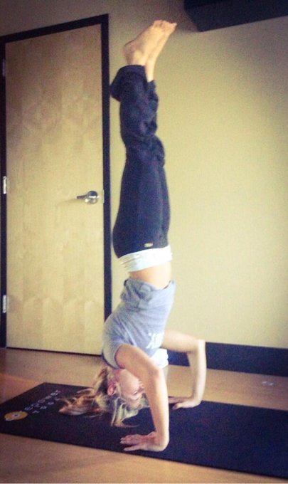 Learning a new skill set ☺
Can you tell I get bored easily? ?

#Yoga #Yogi #Strength #Beauty #Soul 
@CorePowerYoga