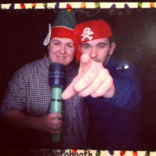 jimjamjom's tweet photo. Christmas party @jguest07 http://t.co/lMbEkRdYNk
