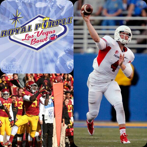 JB_SportsNews's tweet photo. MWC Champions #FresnoState face the #USCTrojans in the #LasVegasBowl, 3:30 PM ET on ABC. #FRESvsUSC #FightOn #GoDogs http://t.co/EWRQYeV8PJ