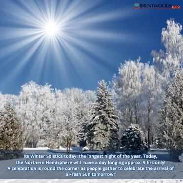 BrentwoodsTutor's tweet photo. Did you know that today is the longest night of the year due to #WinterSolstice in northern hemisphere.. #teachertips http://t.co/ztaQhjK4P0