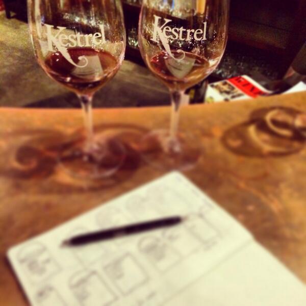 Installing the game plan for Christmas shopping over some <a href="/kestrelwines/">Kestrel Vintners</a>