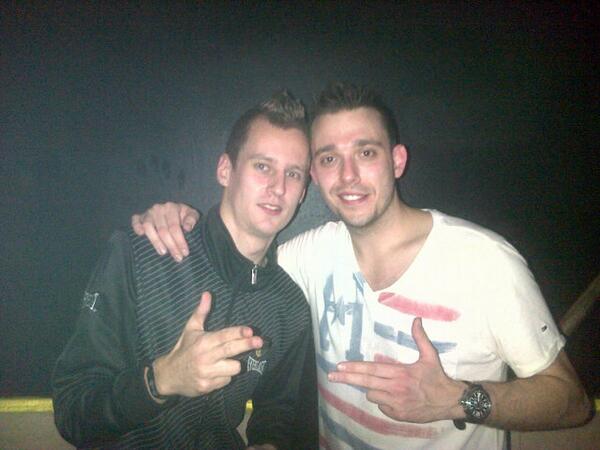 PascalVerbiest's tweet photo. With my new mate from Australia! @DJOUTBREAKMUSIC ! _0_ #BassAcademy http://t.co/0by5cqyWha