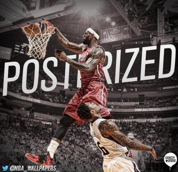 Lebron Dunk Over Ben Mclemore