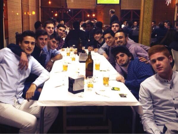 Cena de equipo y junta directiva...