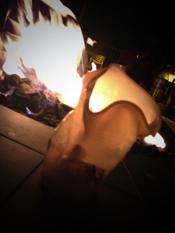 Spotter Cup going down in a hurry on The Roof @ Main St Pier -The PooBah