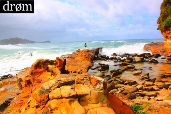 One of my favourites, Avoca Point Surfer.