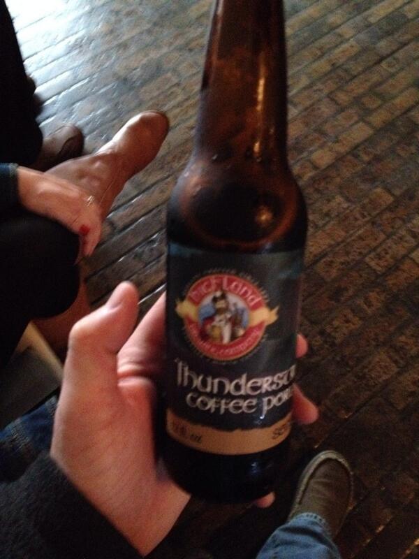 BeerWaxhaw's tweet photo. And you can't come to Asheville, NC and not have a @HighlandBrews Thunderstruck Coffee Porter #NCBrews #Biltmore http://t.co/hm4zaDBjXY