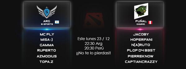 ArgEsports's tweet photo. Te lo vas a perder!!!??? ... Mirá nuestro match amistoso contra nuestros amigos de Perú Puñal Gaming!!! http://t.co/NzF3sI2N4Y