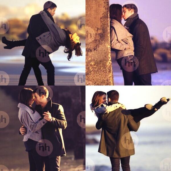 ThinkInLondon's tweet photo. ¡Qué hermosos se ven juntos! Sería una lástima que alguien dejara caer a Olivia... http://t.co/5GdfZkZAmZ