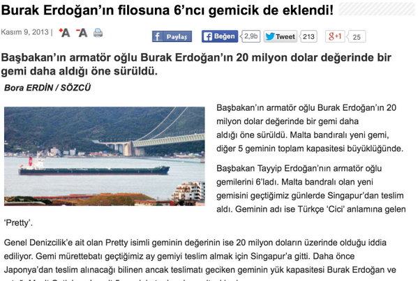 oktayvural's tweet photo. Artık çocukların gemicikleri oldu!  Türkiye çağ atladı! http://t.co/8zRc5QnShj