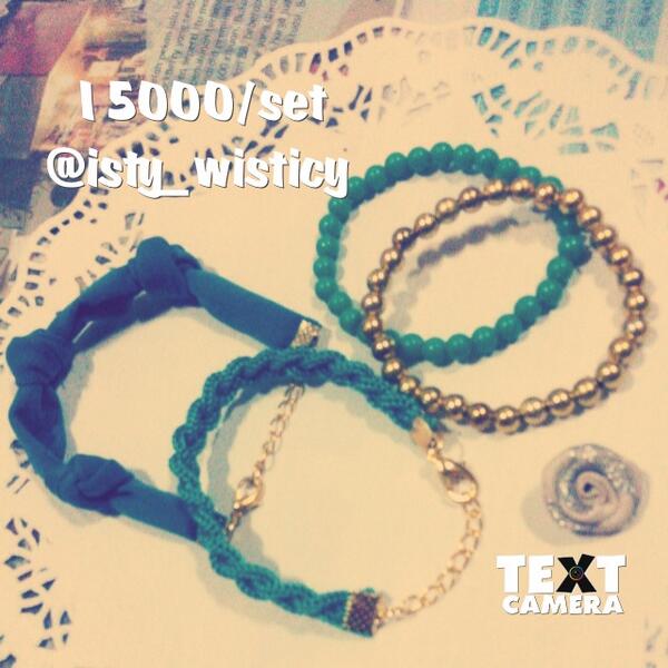 wisticyoutfit's tweet image. @CelotehPROMO #15rb/set #supplier #bracelet #gelang #1sthand #jual #handmade 089668905529