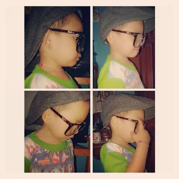 wiikewiik's tweet photo. Ponakan ganteng nakal:* http://t.co/P4kfYRmd9V