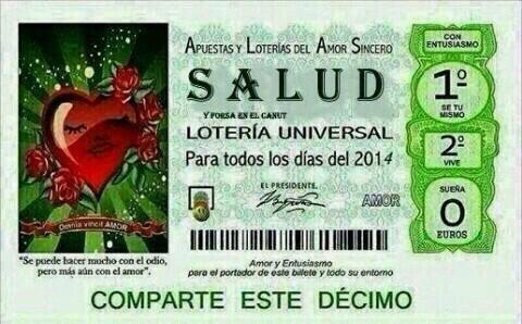 noelialopezv's tweet photo. Comparto éste décimo con vosotros, que es el más importante.  http://t.co/8q8dGYHBaU