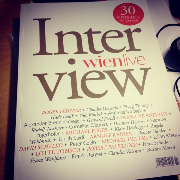 Neu am Kiosk: wienlive Interview - 30 Persönlichkeiten im Gespräch - unsere besten Begegnungen des Jahres
