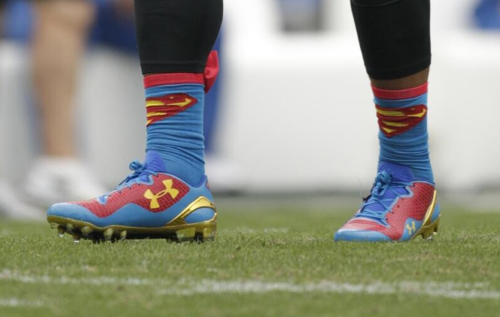 cam newton superman cleats