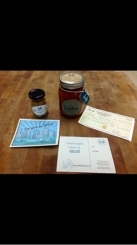 acmemeatmarket's tweet image. On the 11th Day of #ACMEMeatmas my butcher gave to me; Eats from @driftfoodtruck &amp;amp; ACME Meat Money! Merry Meatmas:)