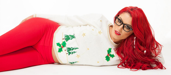 WWE's tweet image. Warm up with the @WWEDivas in their Christmas finest. trib.al/TDmXu0t