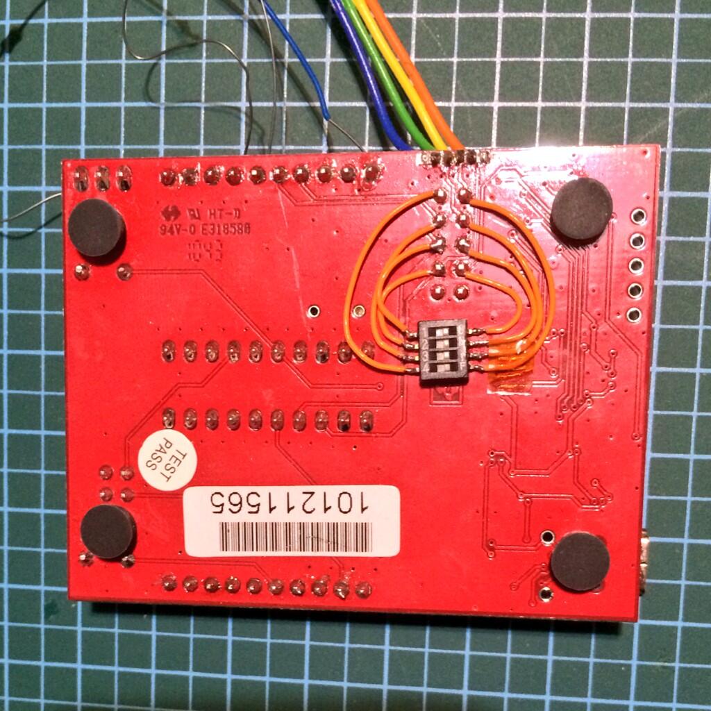 MSP430 Launchpad jumper to DIP-SW