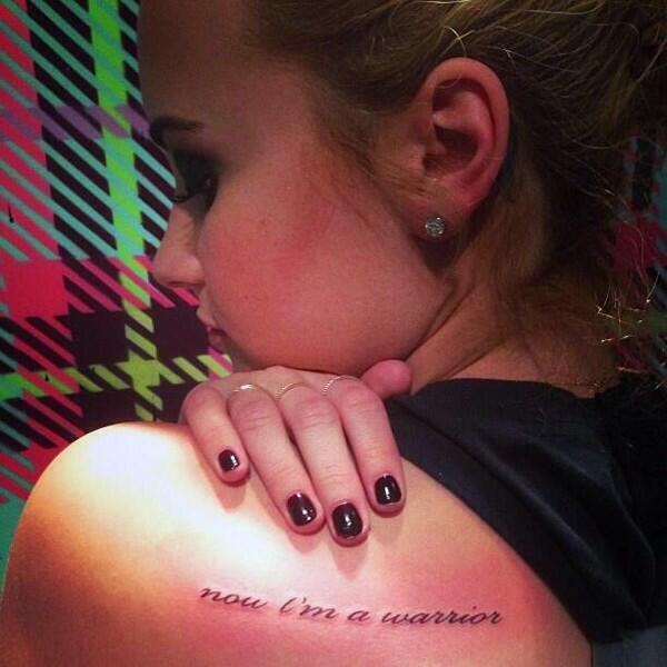 ChynaCastro's tweet photo. Now i'm a warrior (: http://t.co/adTudq58cx