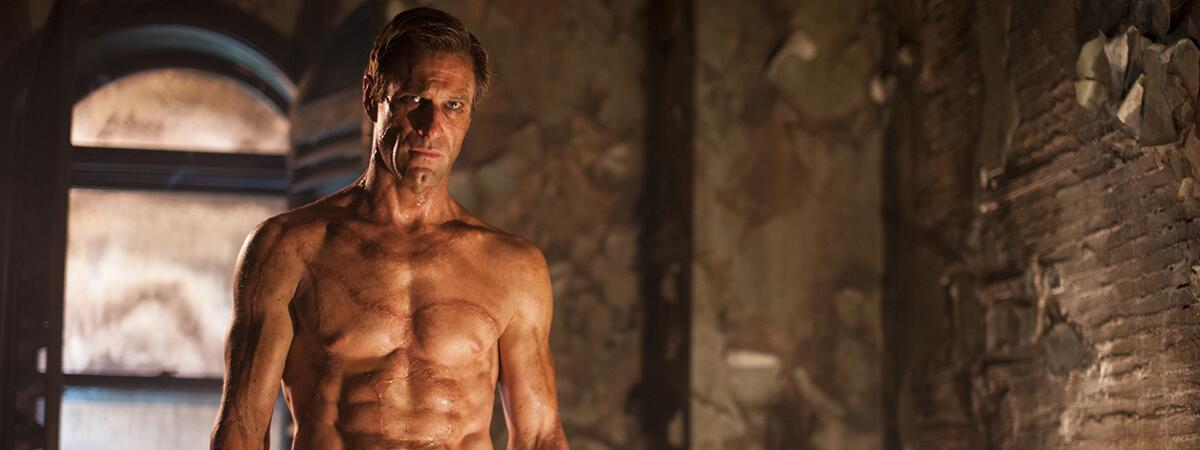 Gideon Emery on X: "And I thought I was in good shape. “@IFrankenstein  starring Aaron Eckhart hits theaters on 1/24. http://t.co/54kzOSXGXS”" / X