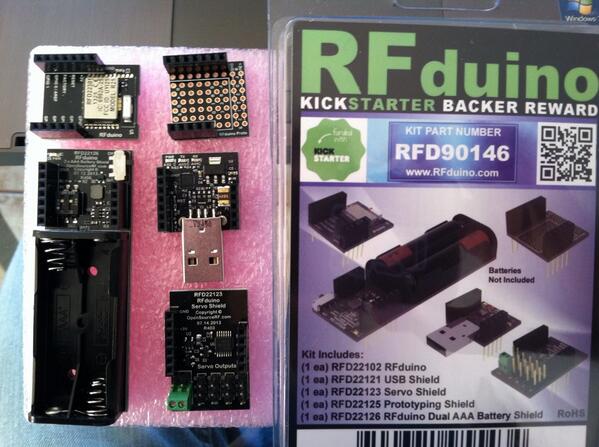 cesarggf's tweet image. Despues de larga espera llegó #RFduino