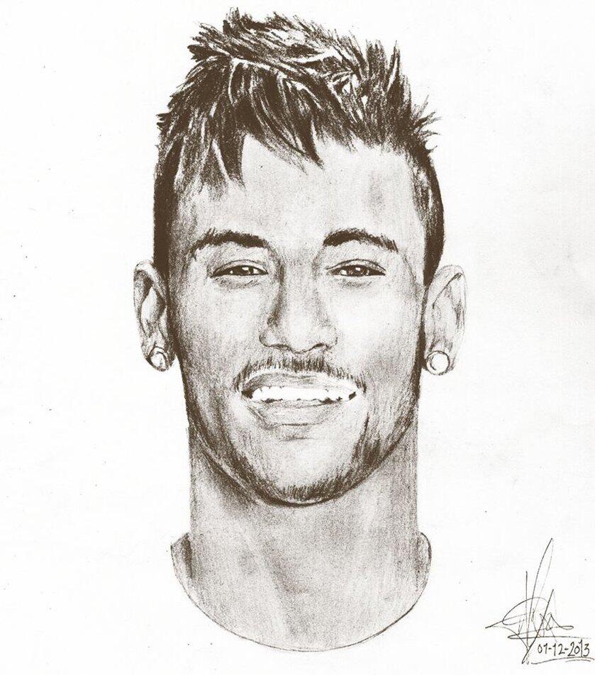 Neymar Jr pencil drawing by Stemito on DeviantArt