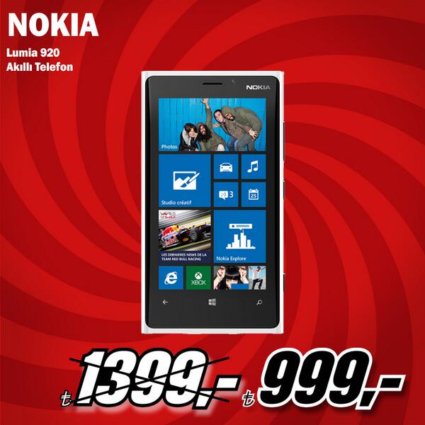 8 Megapiksel kamerasıyla Nokia Lumia bit.ly/GününOlayı 'nda!