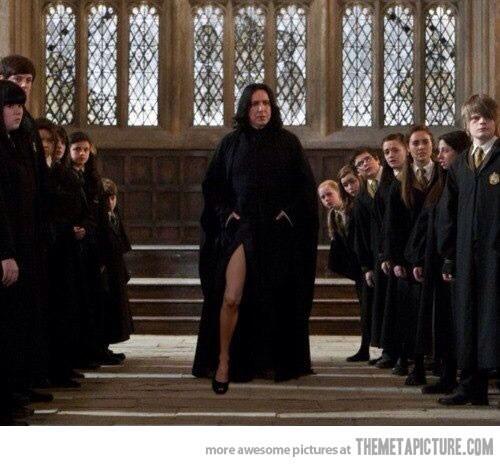 Irma Pince on Twitter: "Sexy Snape! #LegsForDays http://t.co/M8N9HogFEJ" / Twitter