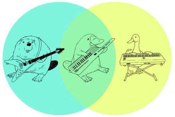 Pretty much the best Venn diagram ever. |